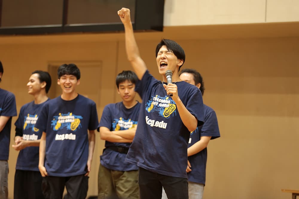元気100％！学生スタッフが盛り上げます！