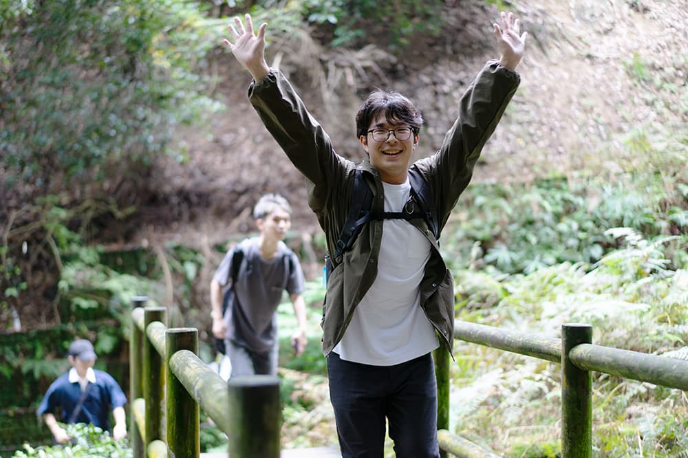 自然の中でリフレッシュ